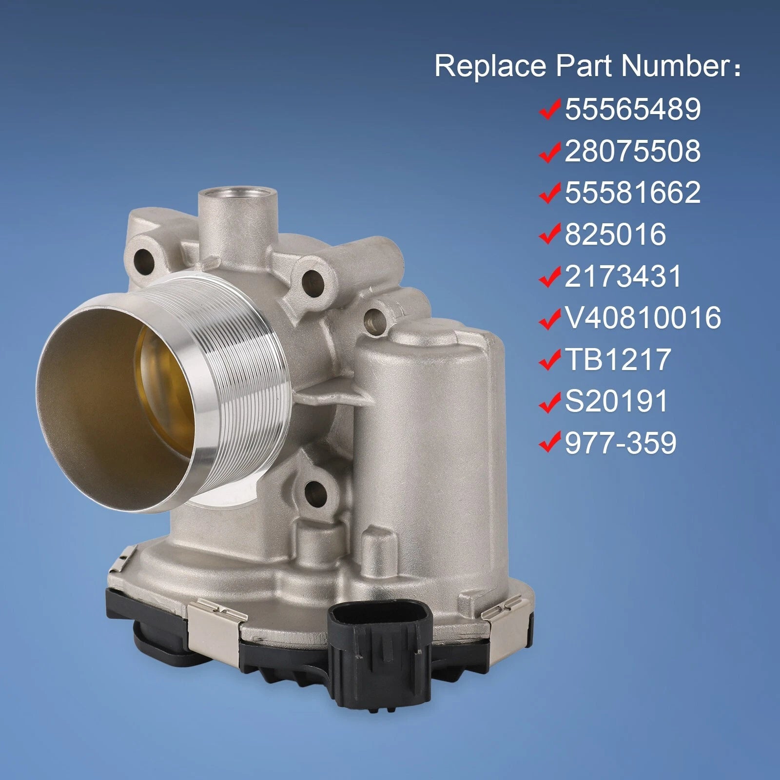 Throttle Body for Chevrolet Cruze Sonic Trax Buick Encore (2011–2019)