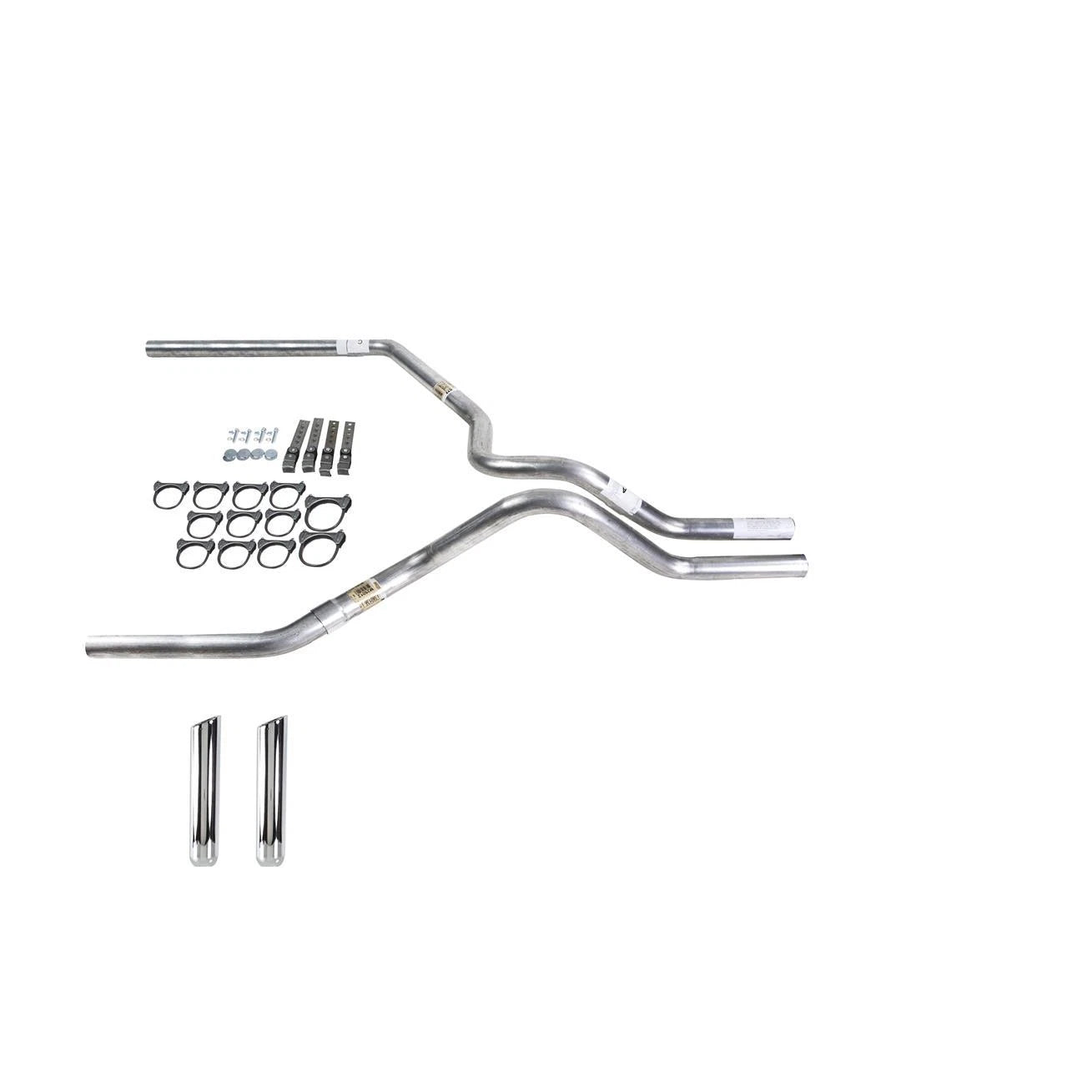 Dual Exhaust Pipe for Silverado (1988–1995) 2.5" No Muffler RW Tip