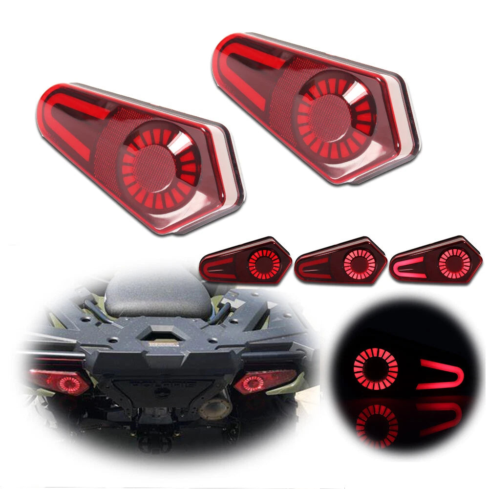 Red LED Tail Signal Lamp Kit for Polaris Sportsman 500/550/1000 RZR 570