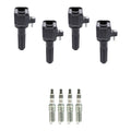 Set of 4 Ignition Coils & NGK Iridium Spark Plugs for Colorado Canyon (2015–2020)