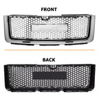 Front Upper Hood Grill Grille for GMC Sierra 1500 Denali (2007–2013)