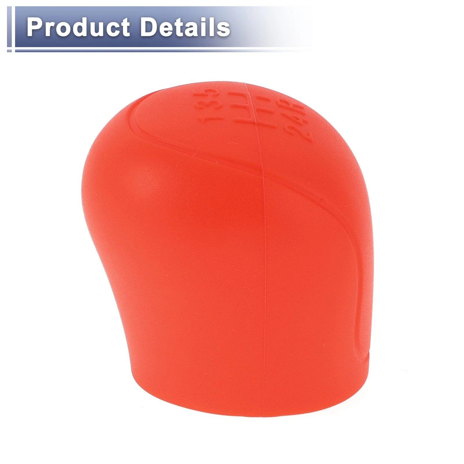 1 Pc Gear Shift Knob Cover Red Silicone for Ford C-Max (2007–2021)