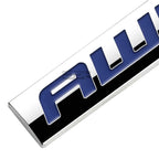 3D Polished Blue Lettering Emblem Badge for AWD Vehicles