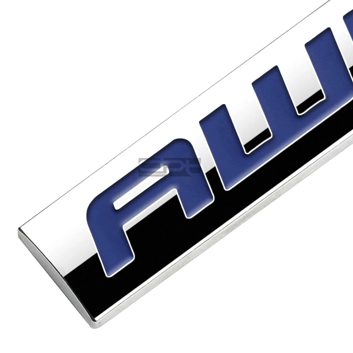 3D Polished Blue Lettering Emblem Badge for AWD Vehicles