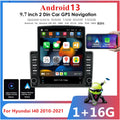 9.7" Vertical Car Stereo Radio GPS for Hyundai I40 (2010-2021) Wireless Carplay