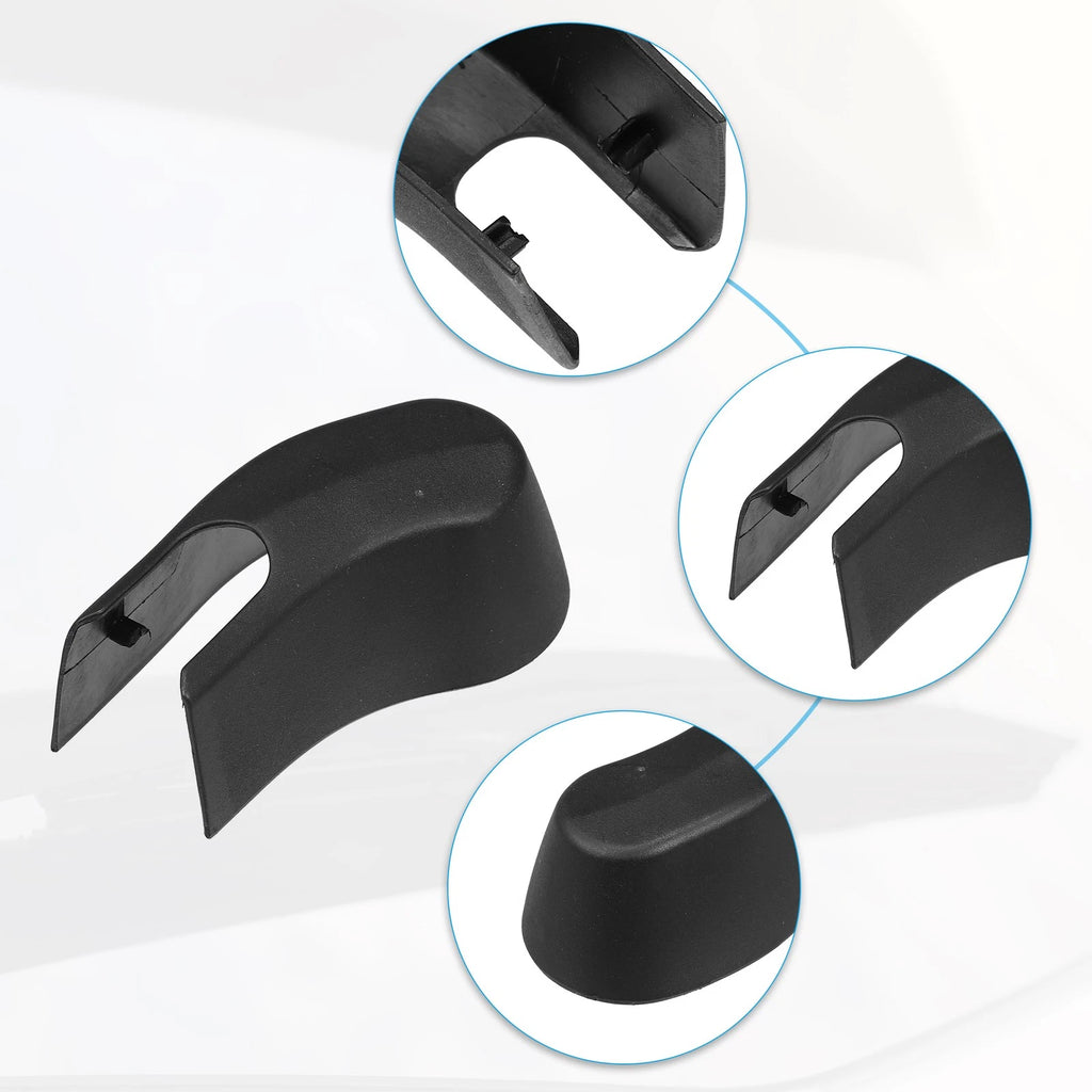 Rear Windshield Wiper Arm Nut Cover Cap for BMW X5 (2000–2006) - 1 Pack Black
