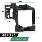 Left Headlight Mounting Bracket for Jeep Cherokee (2014–2018)