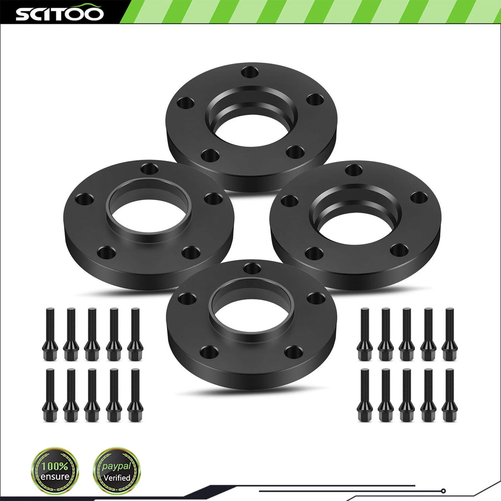 Set of 4 Wheel Spacers 5x120 20mm 12x1.5 for BMW 530i 525i 528i 540i (1998–2003)