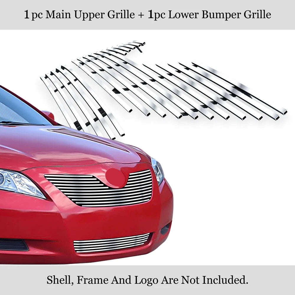 Stainless Silver Billet Grille Insert for Toyota Camry (2007-2009)