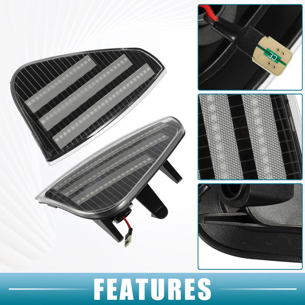 Pair LED Side Marker Lights 4806219AD for Dodge Charger (2011–2023)