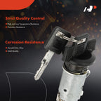 Ignition Lock Cylinder Zamak 5 with Keys for Chevy Beretta (1987–1990)