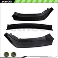 Matte Black Front Lip Splitter for Honda Civic (2016–2020)