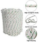 3/8" Double Braid Polyester Rope for Strong Pulling (200')