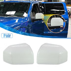 Rearview Mirror Cover Caps Overlay for Ford F150 (2015–2023) Z1 Oxford White
