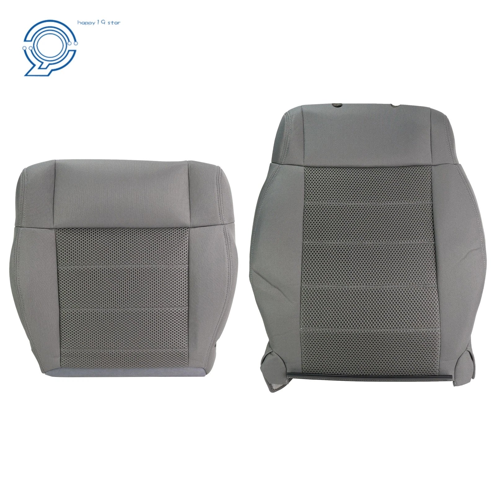 Set of 2 Cloth Seat Covers for Jeep Wrangler (2007-2012)