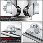 2X 2.25" Lap Joint Exhaust Band Clamp for Muffler Pipe Sleeve Coupler (304 Stainless)