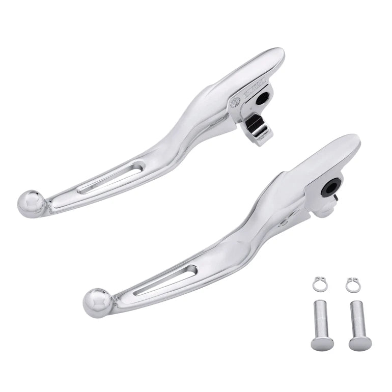 Chrome Slotted Hand Control Lever for Harley Touring (2017–Present) 41700425A