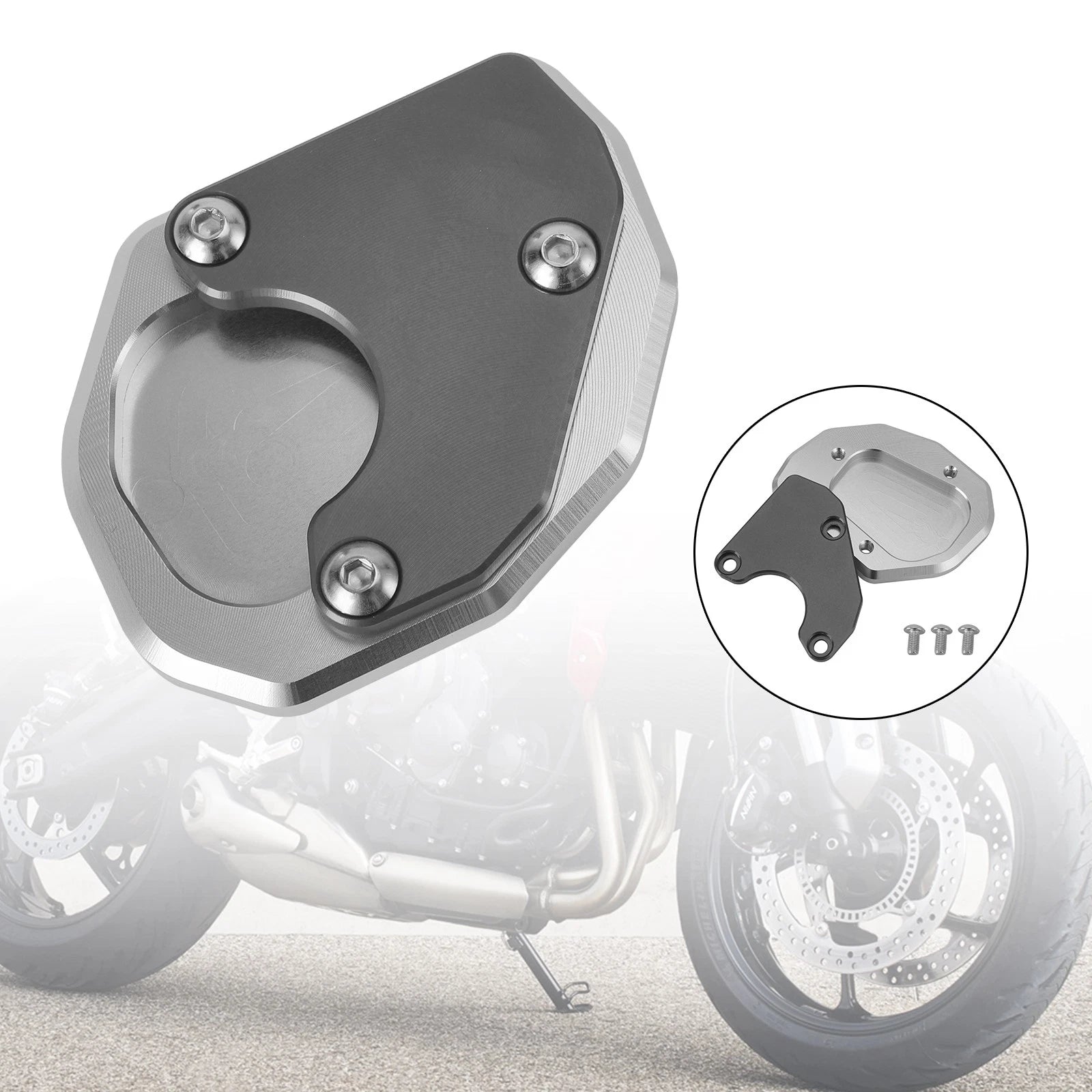 Kickstand Enlarger Plate Pad for Trident 660 (2021–2022)