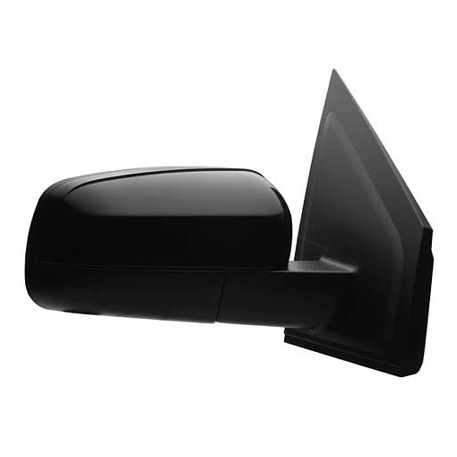 Replacement Smooth Passenger Side Power Door Mirror w/o Heated Glass