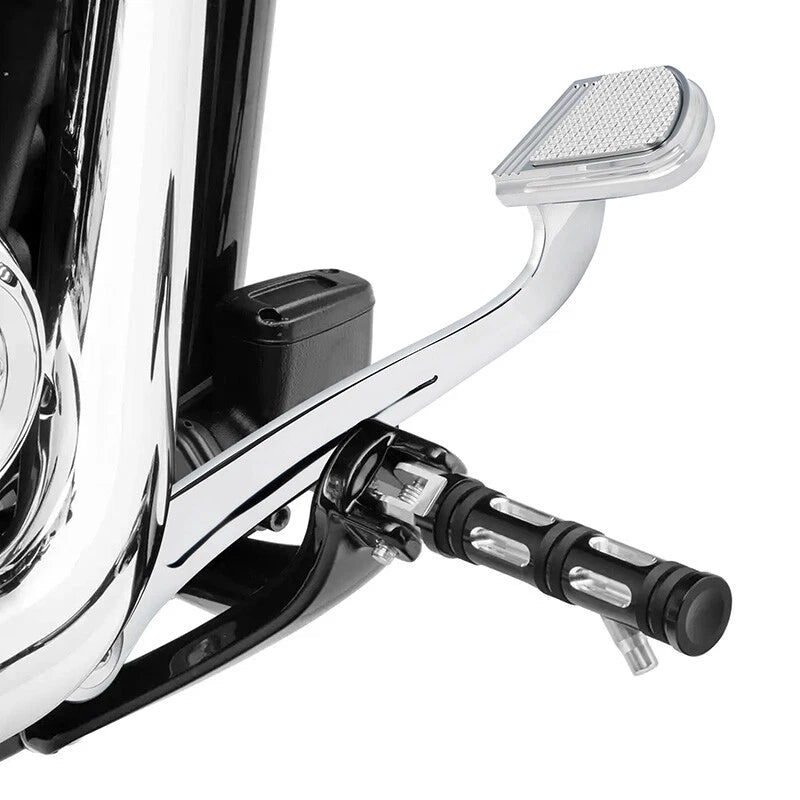 Chrome Brake Lever Arm Peg Pedal Kit for Harley FXBB FXBBS FXLR (2018–2024)