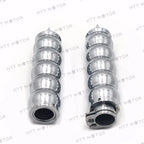 7/8" Chrome Motorcycle Handlebar Grip & Throttle Twist Tube for Custom Bikes