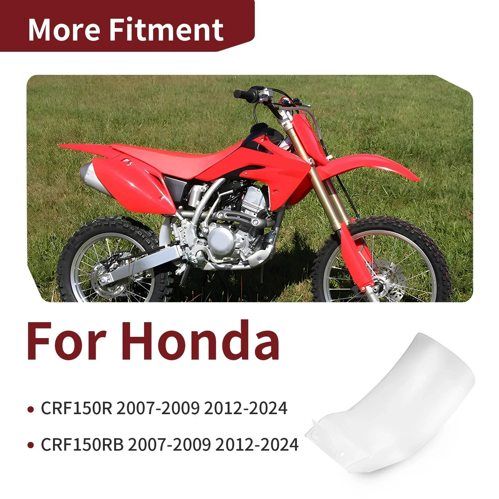 Mud Flap Rear Shock Guard Cover Honda CRF150R CRF150RB (2007-2024)