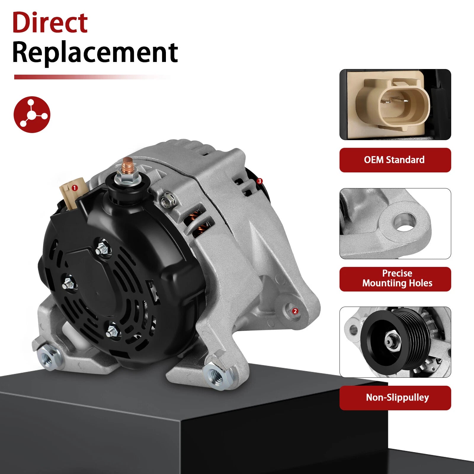 Alternator for Dodge Durango RAM 1500 2500 3500 5.7L (2004-2006)