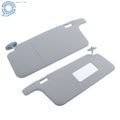 Set of 2 Sun Visors for Honda Civic (1996–2001) Gray with Mirror