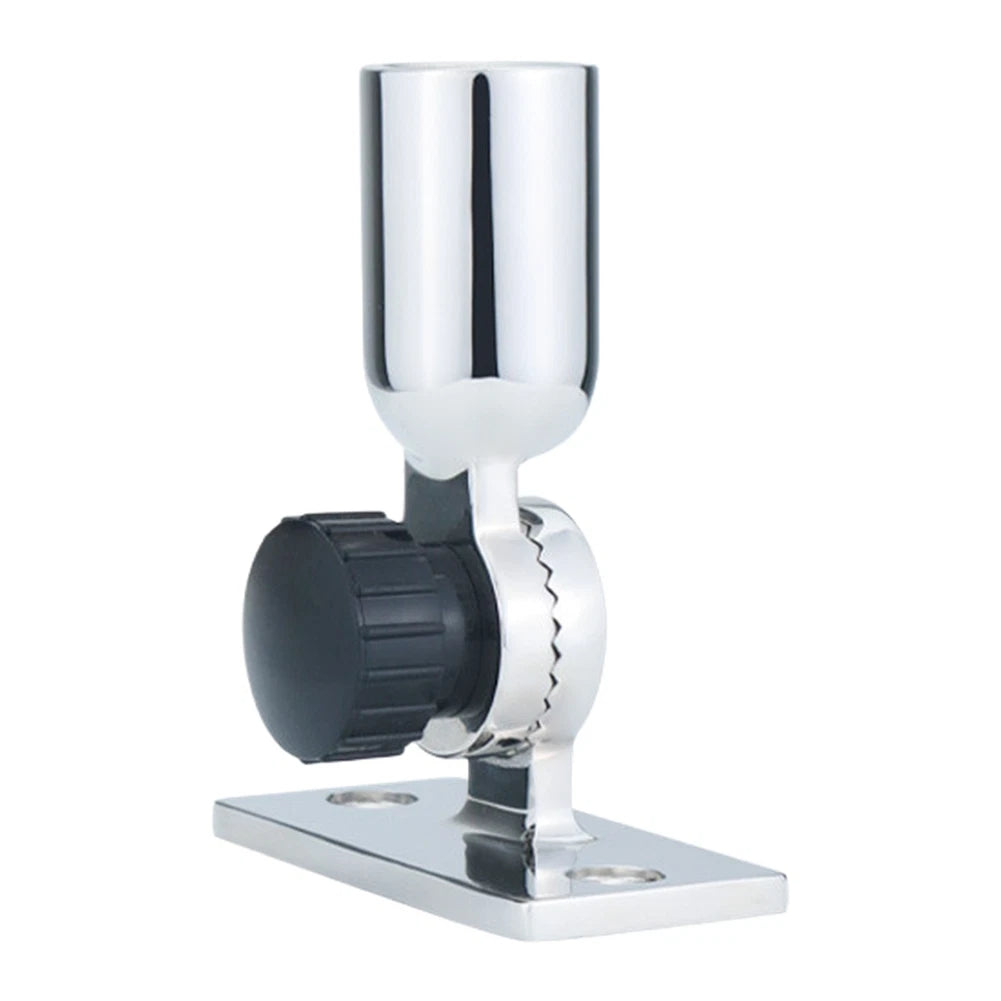 Adjustable Antenna Mount Base for Yacht Deck Lighting (Marine Grade 316 SS)