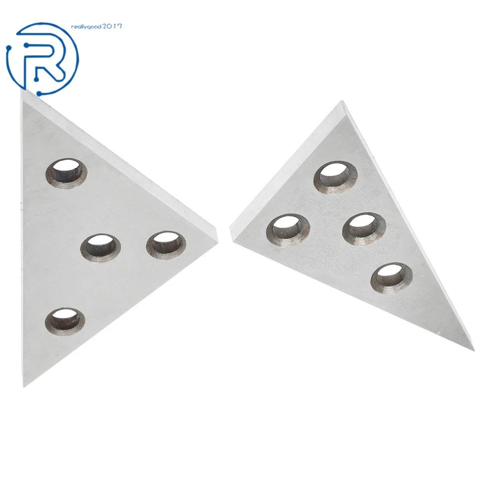 2 Pieces 45/90 Degree Angle Blocks for Machinist Plate
