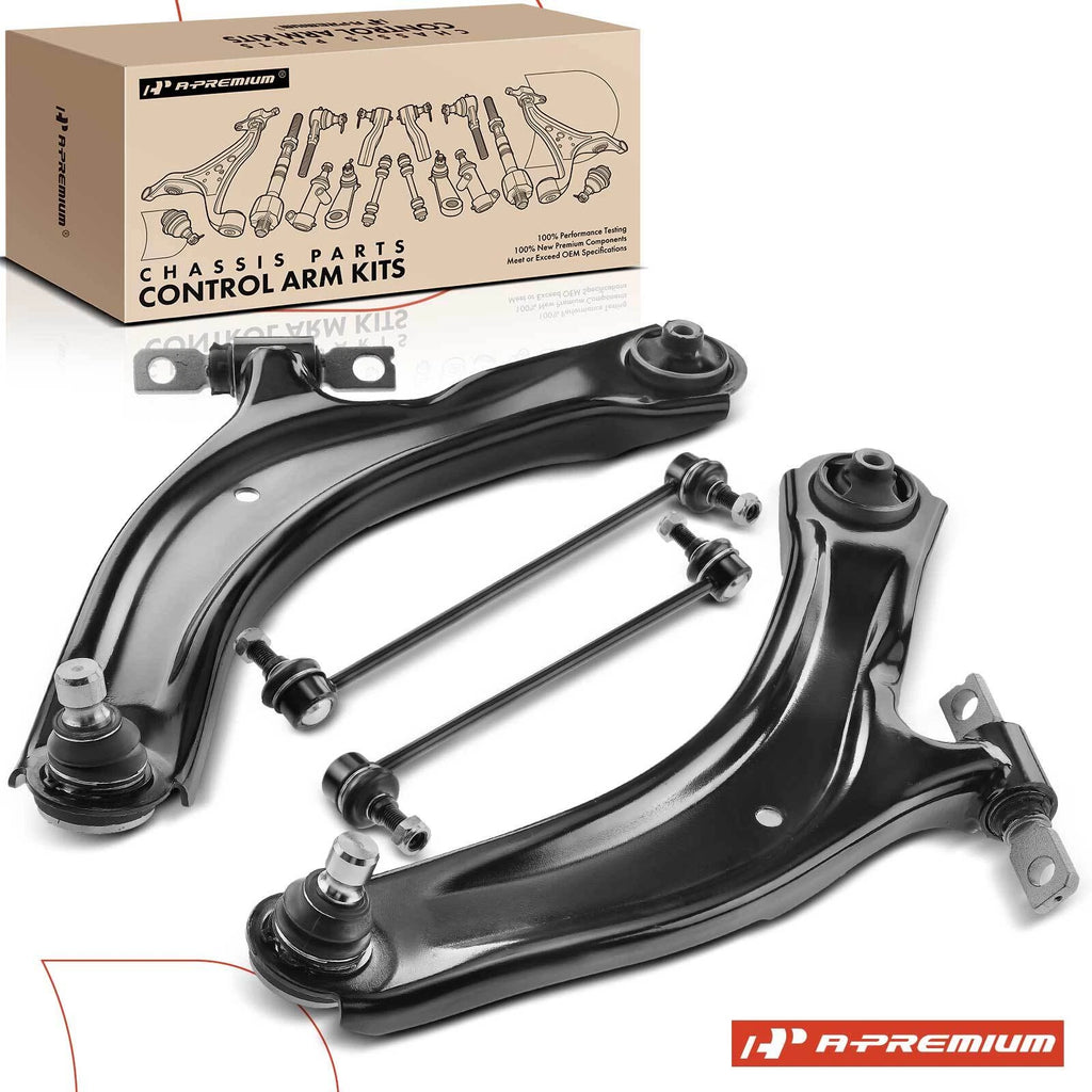 Set of 4 Front Lower Control Arms with Ball Joints for Nissan Rogue 