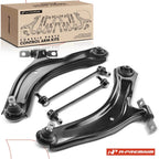Set of 4 Front Lower Control Arms with Ball Joints for Nissan Rogue 
