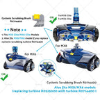 2X Activ Brush Scrubber for Zodiac MX6 MX8 AX10 AstralPool S10 (No Year)