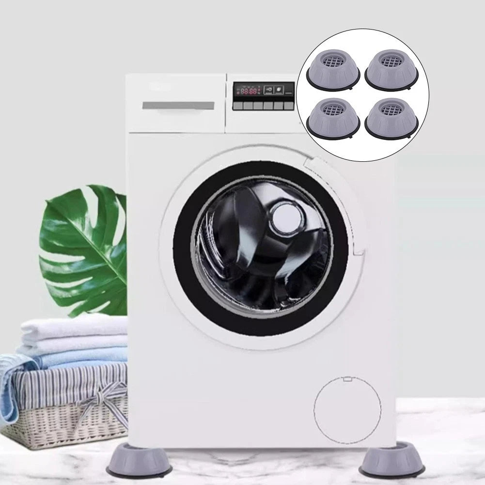 Set of 4 Shockproof Rubber Feet for Appliances (Washing Machines)