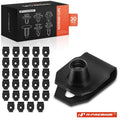 Set of 30 U-Nut Retainer Clips for Ford
