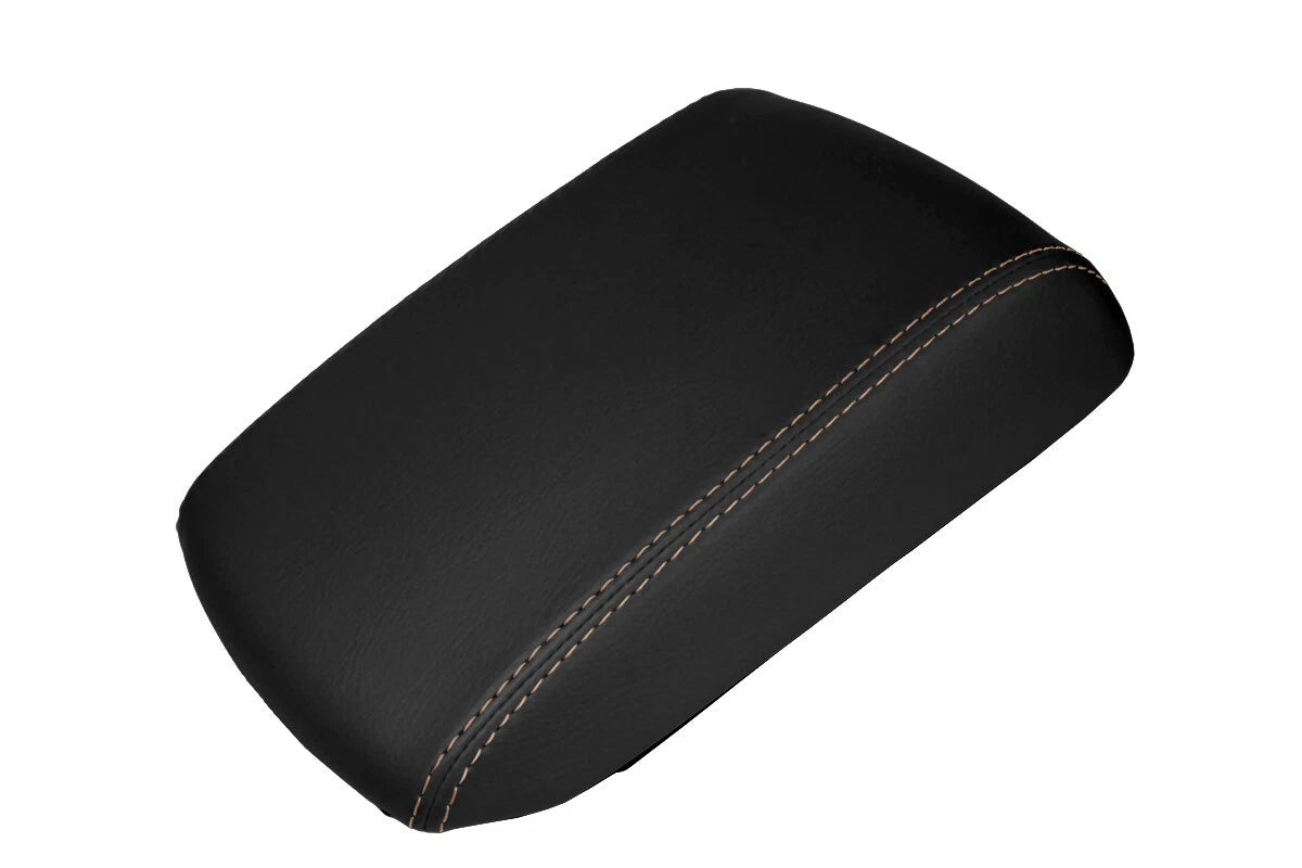 Armrest Cover for Mazda 3 (2003–2008) Leather Beige Stitch