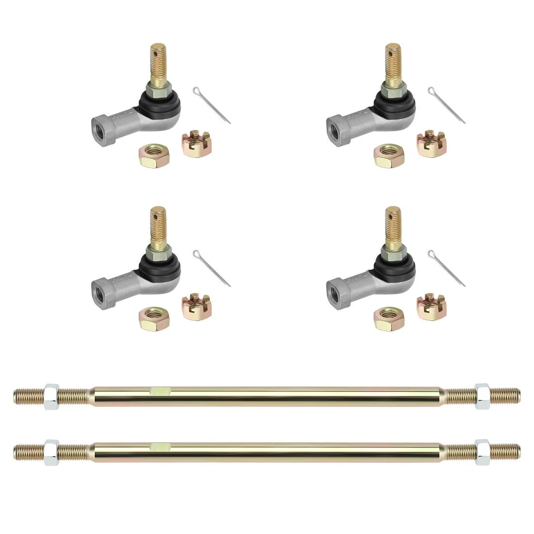 Set of 2 Tie Rods with End Ball Joints for Polaris Trail Boss 250/350L/400L (1995–2006)