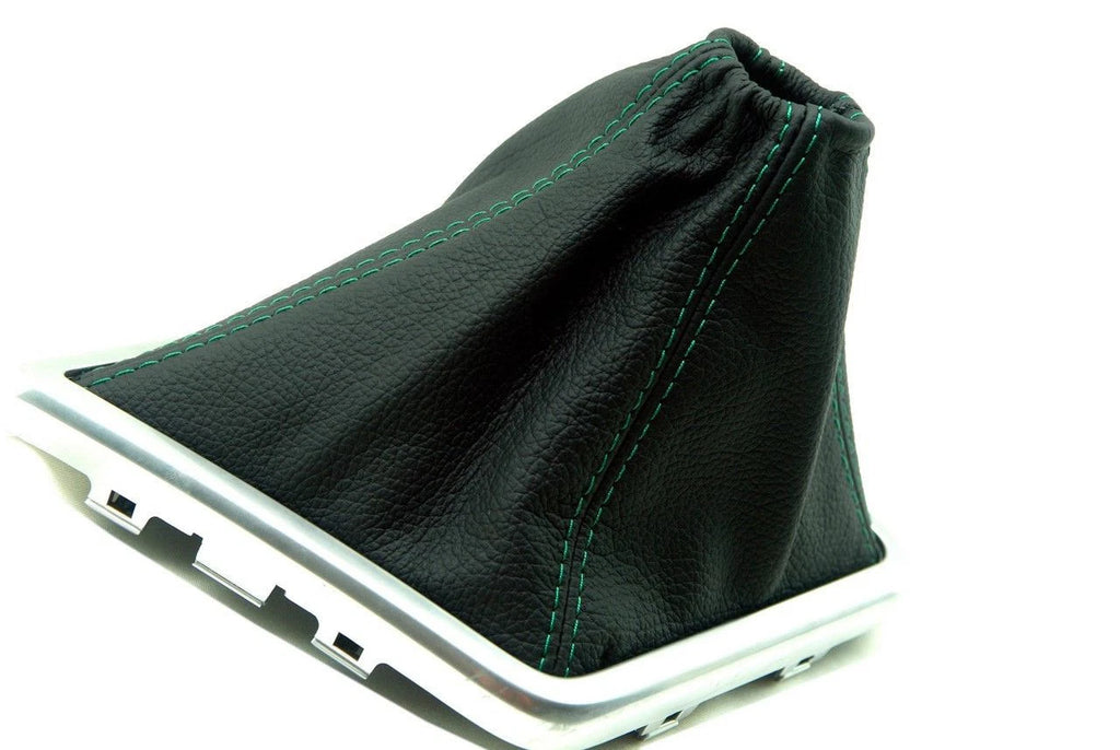 Manual Boot Leather Synthetic for Dodge Challenger (2008–2014) Green Stitch