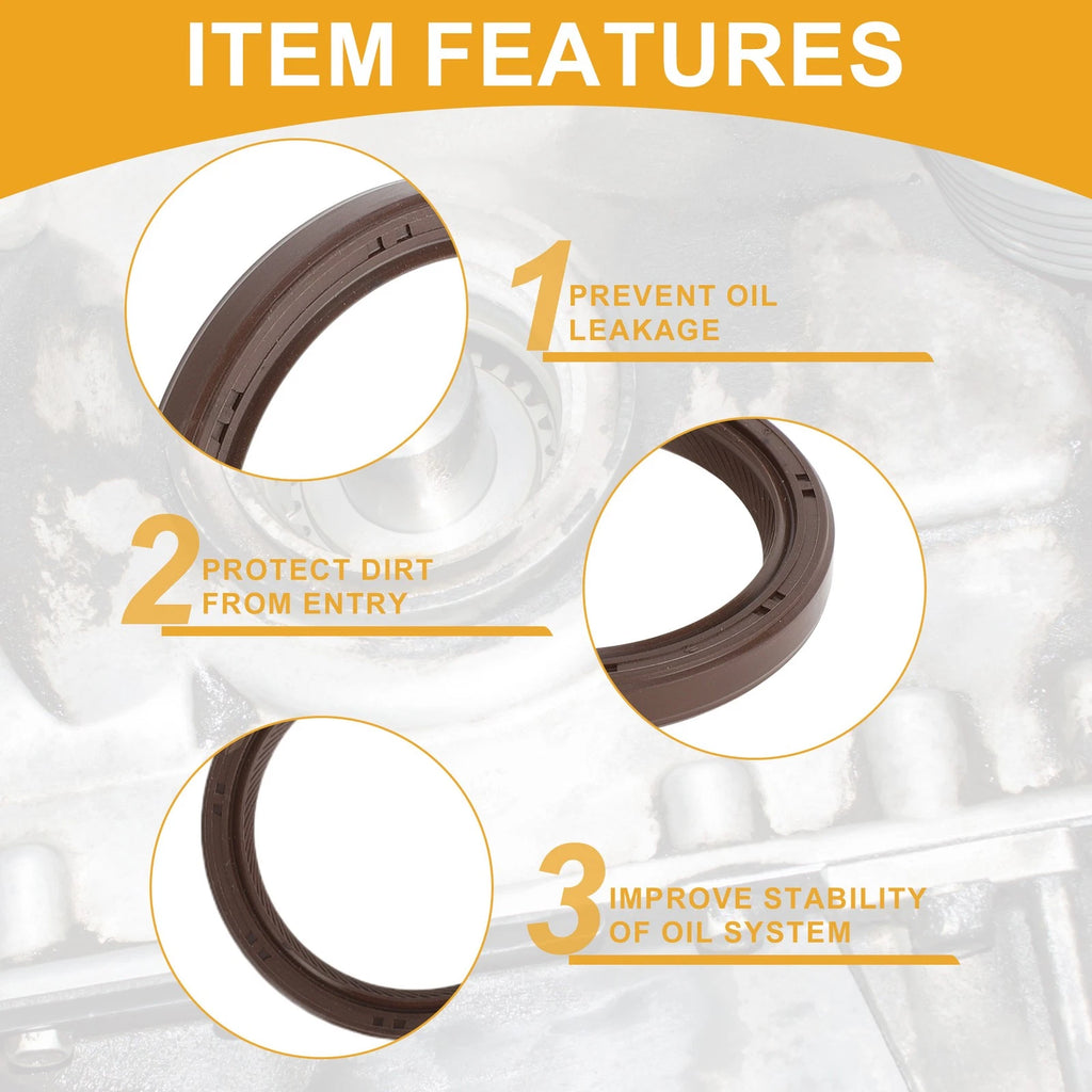1 Pc Front Crankshaft Oil Seal for Nissan 350Z (2003–2008) No. 13510-31U10