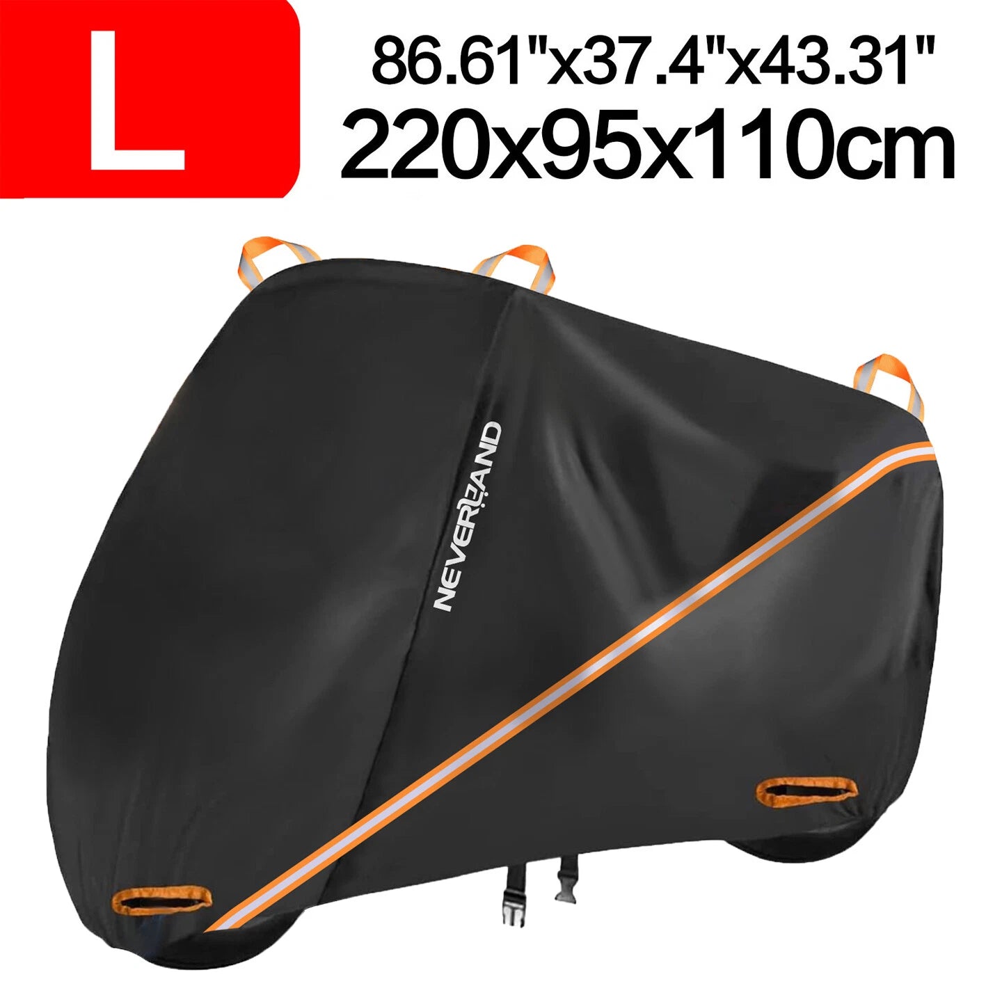Motorcycle Cover for Scooter (Waterproof, Outdoor, Winter Protection)