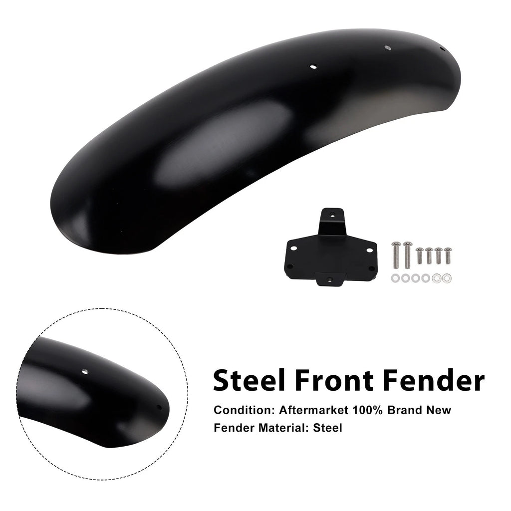 Steel Front Fender for Husqvarna Vitpilen 125 250 401 Svartpilen (2019–2023) Black