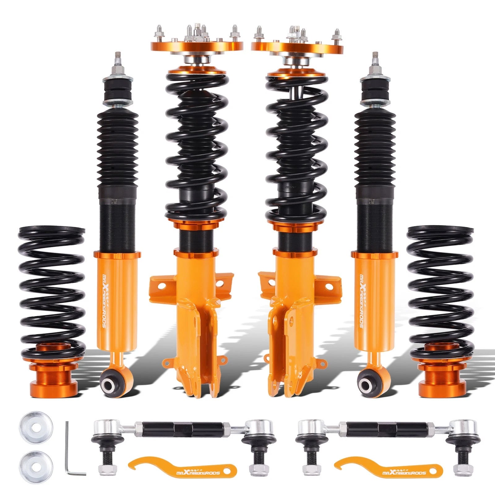 24 Level Adjustable Coilover Shocks for Ford Mustang (2005–2014)