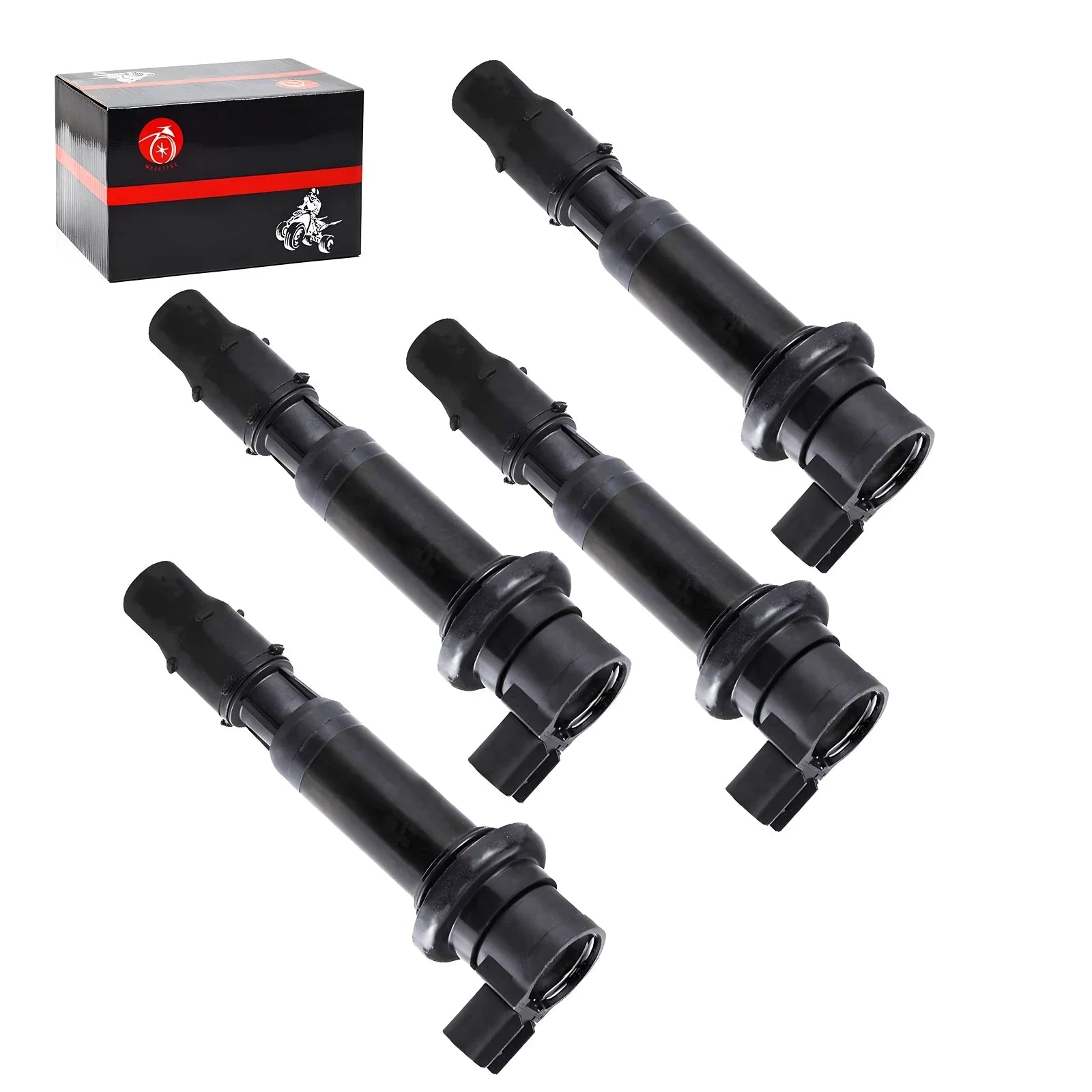 Ignition Coil 4 x for Kawasaki NINJA ZX-6R ZX600 ZZR600 (2005–2008)