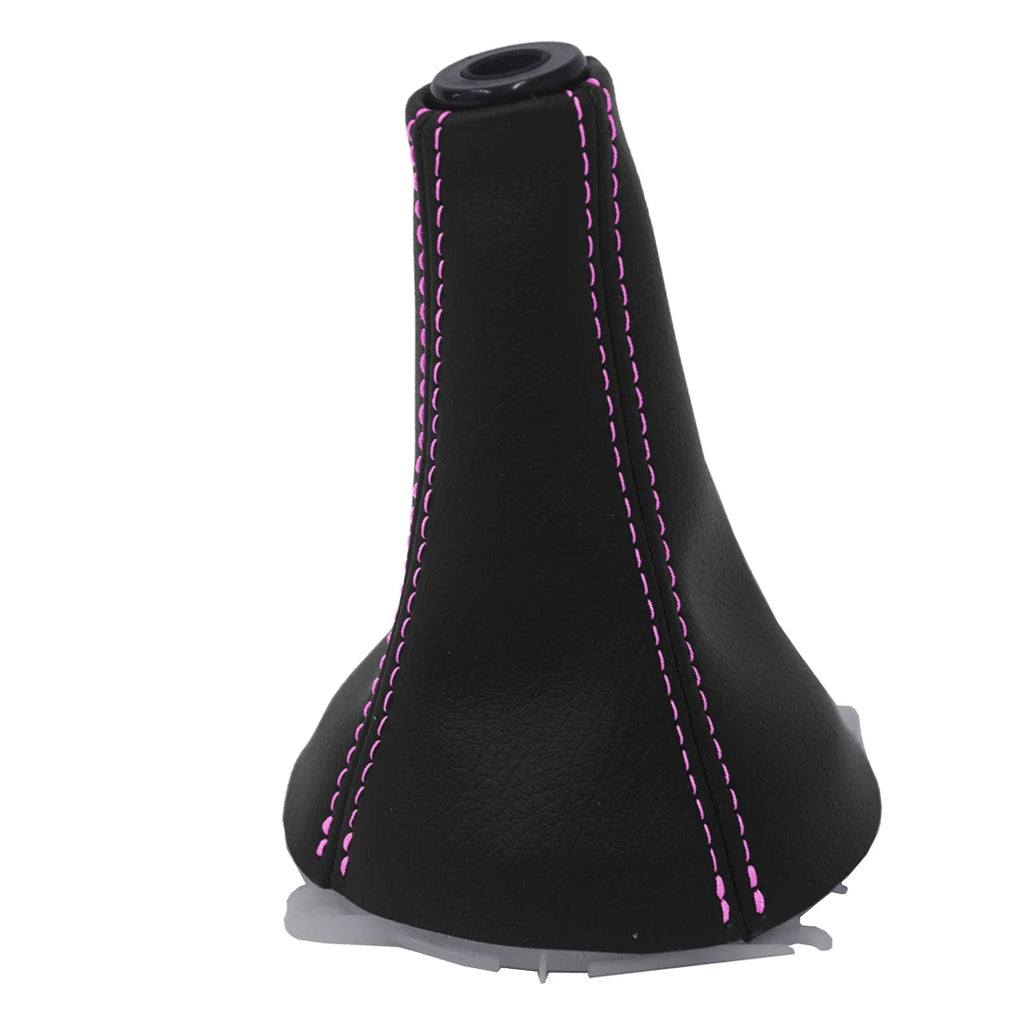 Manual Shift Boot Cover for Mitsubishi Lancer (2002–2007) Pink Stitch