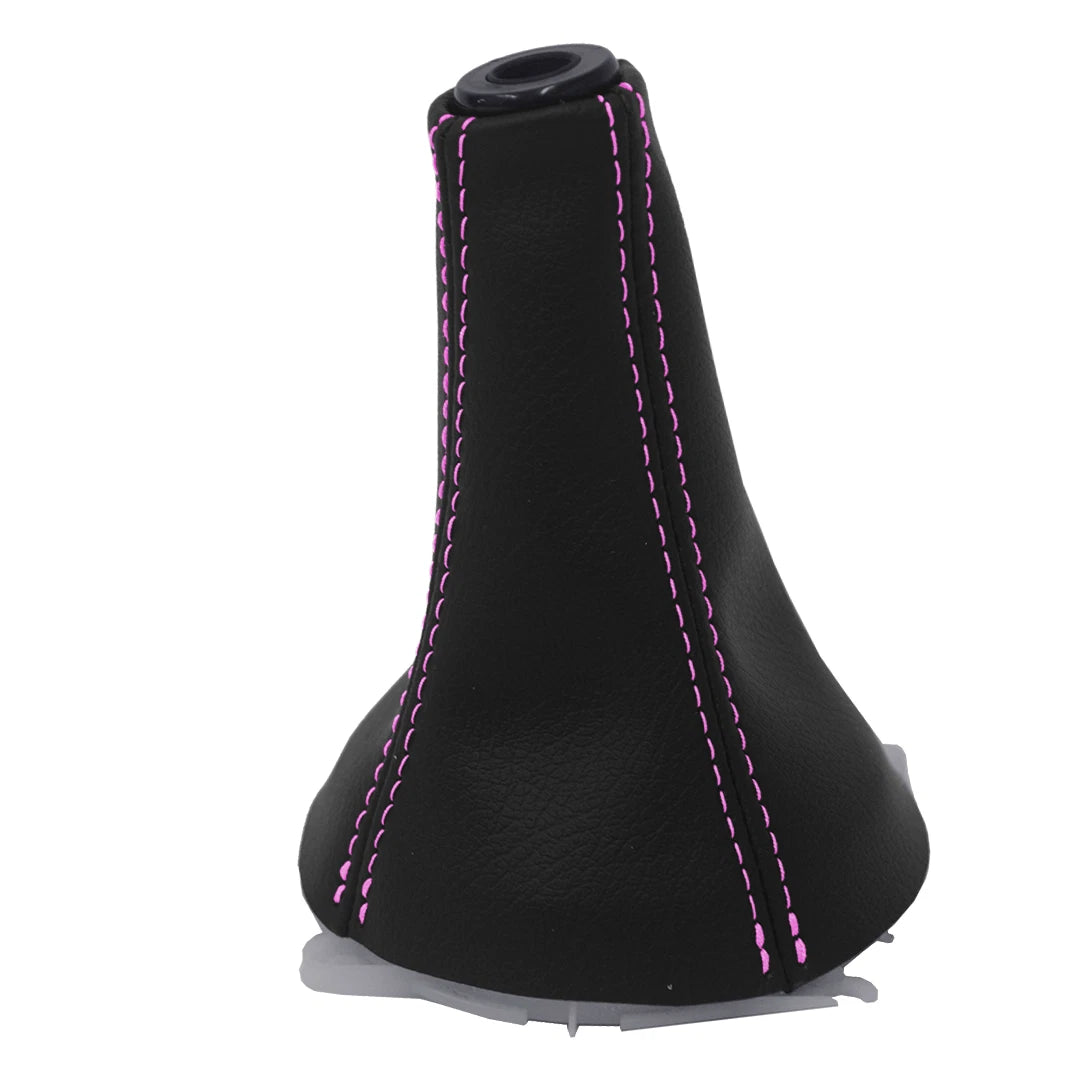 Manual Shift Boot Cover for Mitsubishi Lancer (2002–2007) Pink Stitch