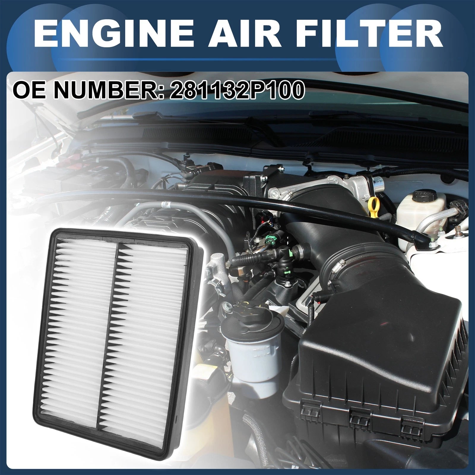 Car Engine Air Filter No. 281132P100 for Kia Optima (2012–2015)