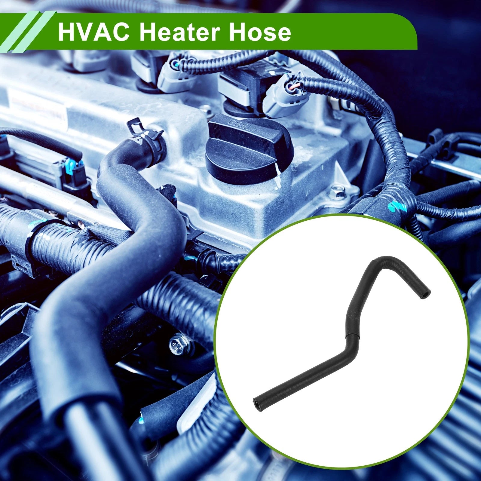 HVAC Heater Hose for Toyota Camry 2.4L (2002–2009) No. 1626428060 Rubber
