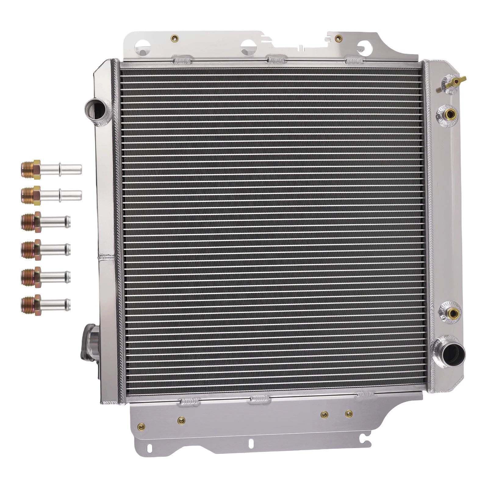 Aluminum Cooling Radiator for Jeep Wrangler (1987–2006) CSF2576 CU2101 4 Row