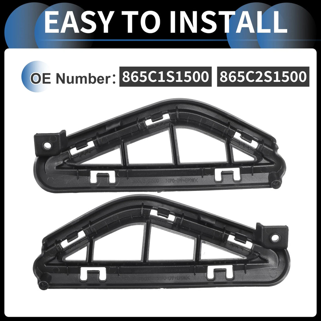 1 Pair Front Bumper Retainer Bracket No. 865C2S1500 for Hyundai Santa Fe (2021–2023)