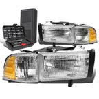 Headlight Corner Lamps for Dodge Ram 1500-3500 (1994–2002) Chrome Housing